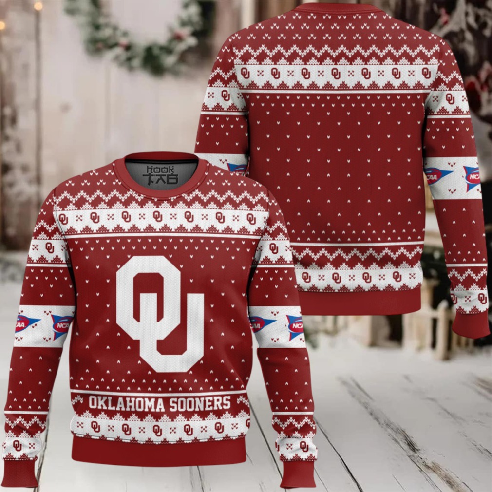 Oklahoma Sooners – Custom Name And Number Ugly Christmas Sweater Oklahoma Sooners – Custom Name And Number Ugly Christmas Sweater