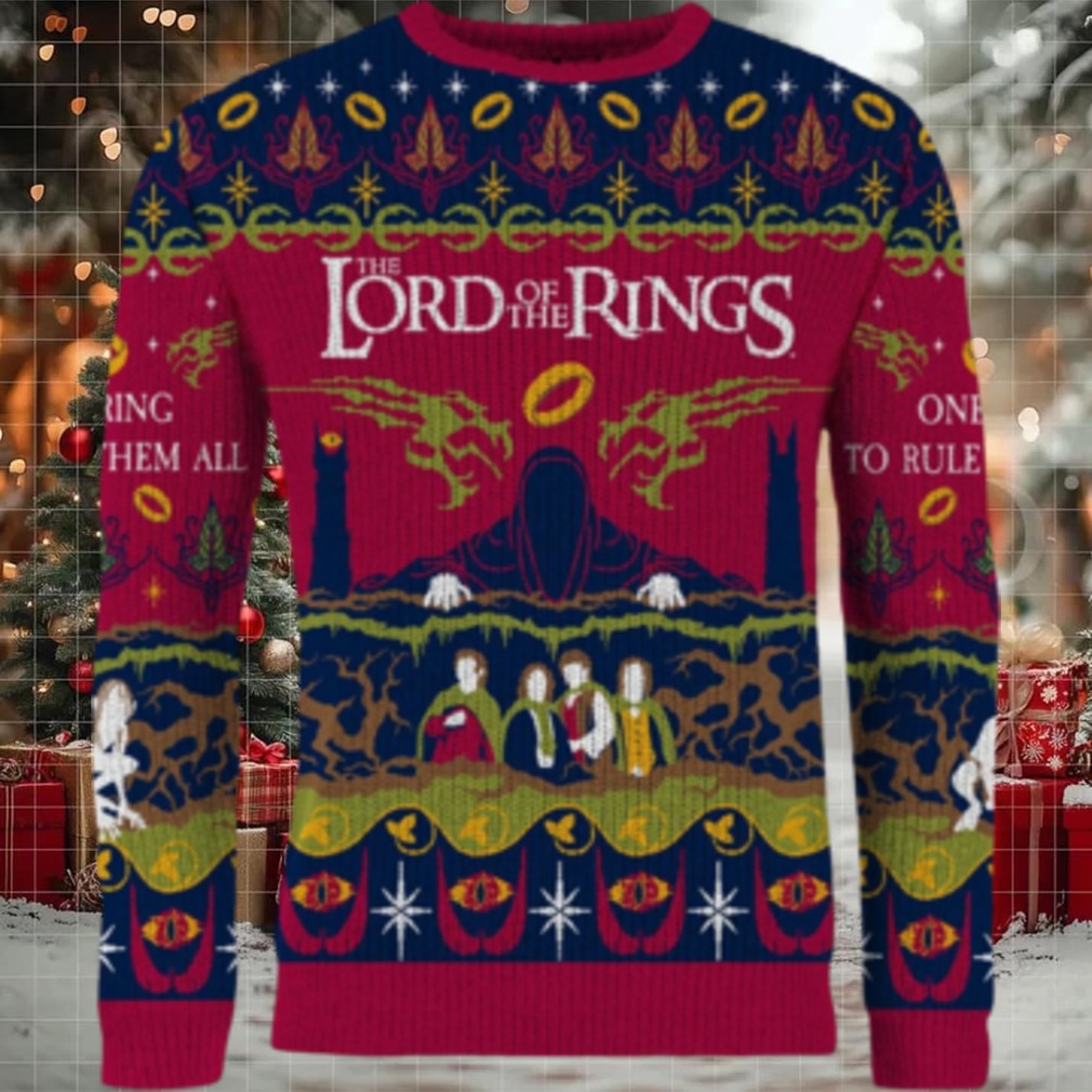 One Sweater To Rule Them All Ugly Christmas Sweater One Sweater To Rule Them All Ugly Christmas Sweater