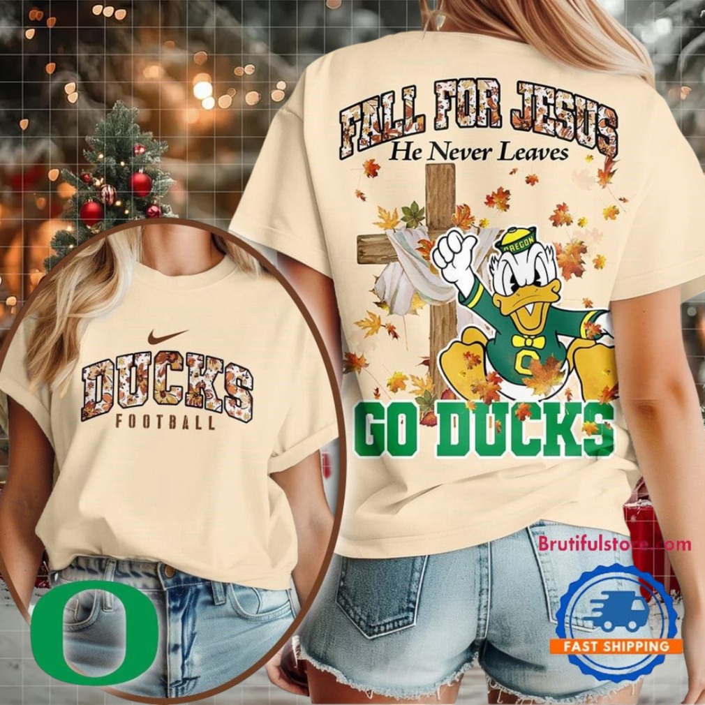 Oregon Ducks 2025 NCAA Season Fall For Jesus Unisex 3D Shirt