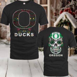 Oregon Ducks College Football Dia De Los Muertos T Shirt