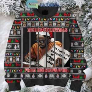 P Diddy 2024 Merry Christmas From You Know Who Ugly Sweater