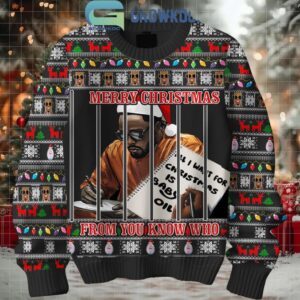 P Diddy 2024 Merry Christmas From You Know Who Ugly Sweater