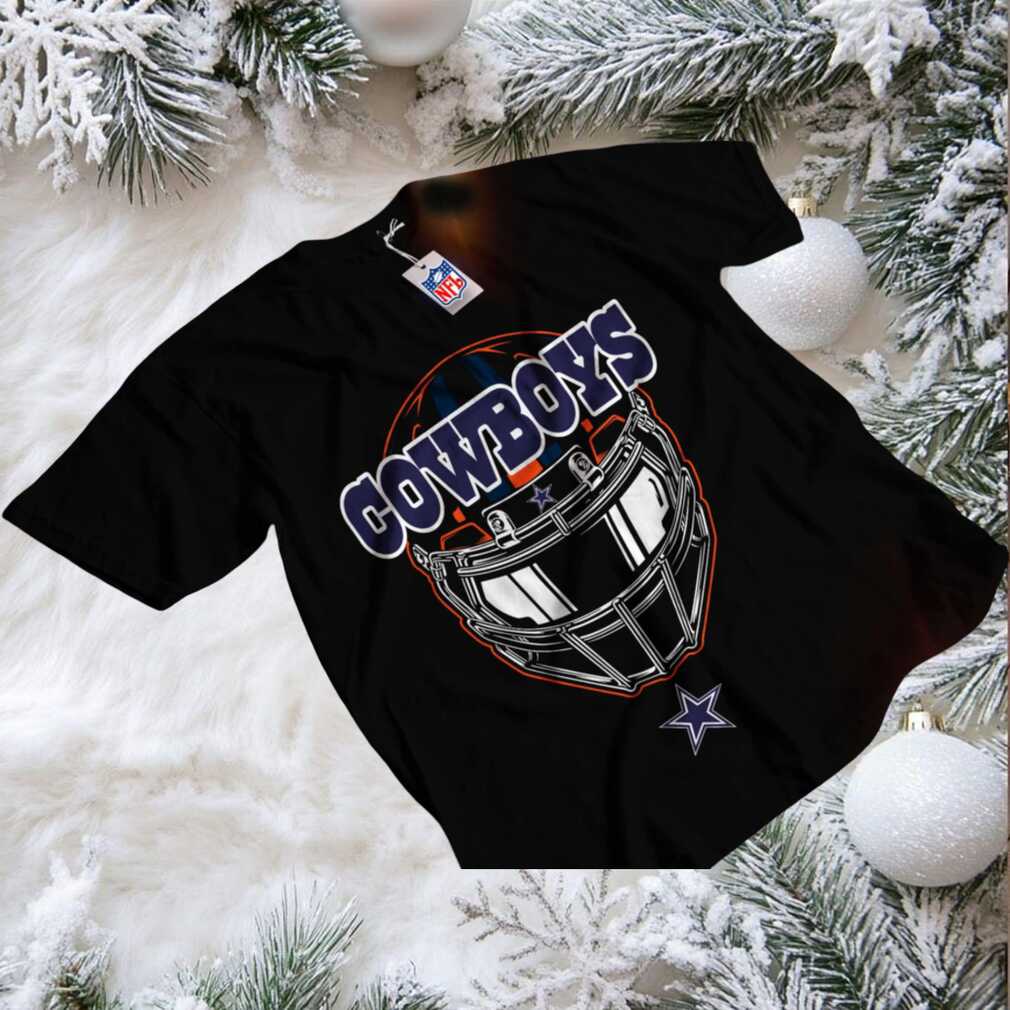 Dallas Cowboys Helmet and Wordmark T Shirt