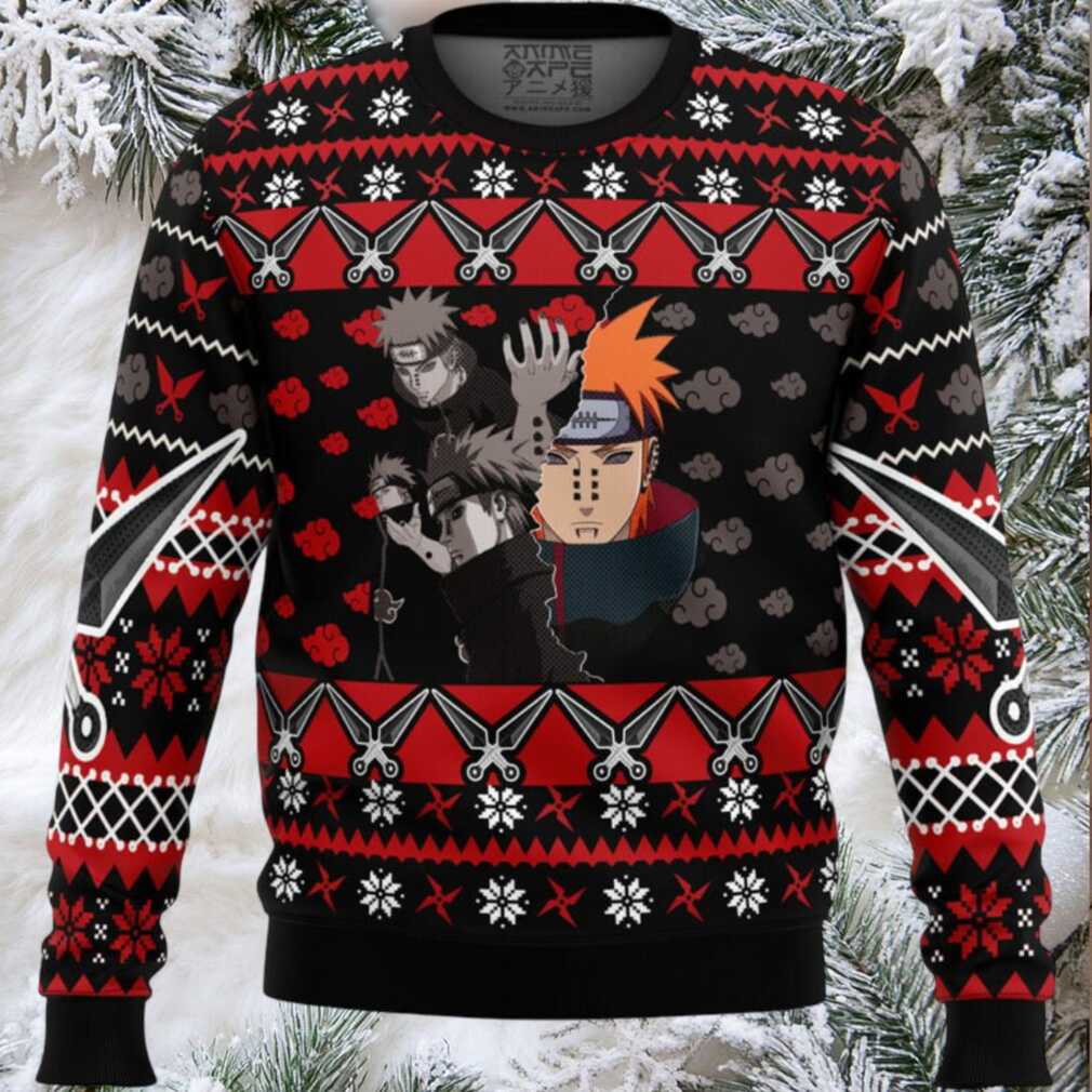 Pain Nagato Shippuden Ugly Christmas Sweater Pain Nagato Shippuden Ugly Christmas Sweater