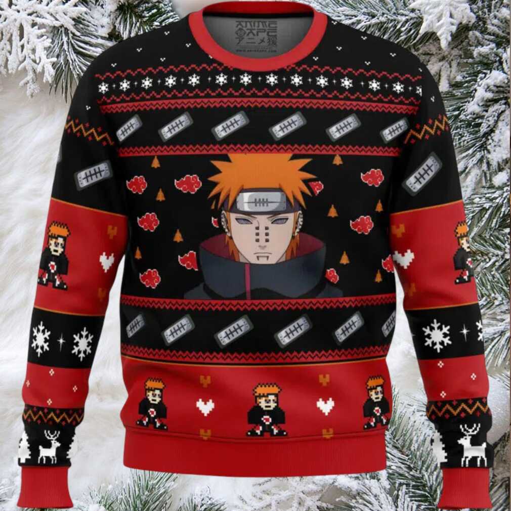 Pain Those Who Do Not Know Akatsuki Shippuden Ugly Christmas Sweater Pain Those Who Do Not Know Akatsuki Shippuden Ugly Christmas Sweater