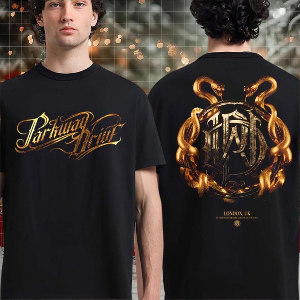Parkway London UK 20 Year Anniversary European Tour Pop Up Exclusive On October 4 2025 Two Sided T shirt