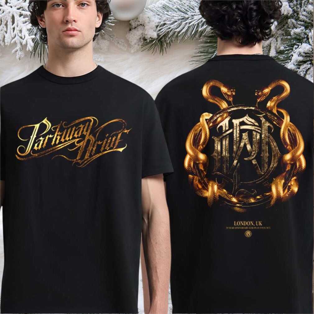 Parkway London UK 20 Year Anniversary European Tour Pop Up Exclusive On October 4 2025 Two Sided T shirt Parkway London UK 20 Year Anniversary European Tour Pop Up Exclusive On October 4 2025 Two Sided T shirt