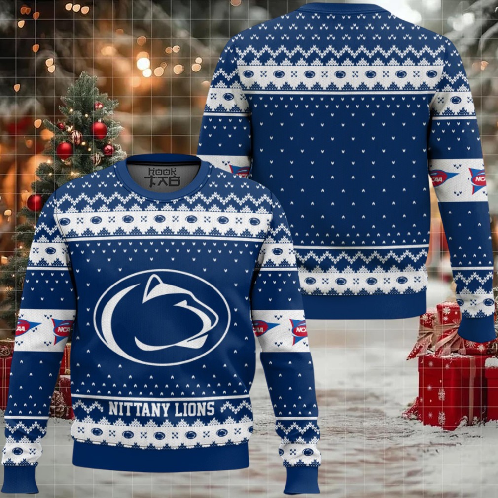 Penn State Nittany Lions – Custom Name And Number Ugly Christmas Sweater Penn State Nittany Lions – Custom Name And Number Ugly Christmas Sweater