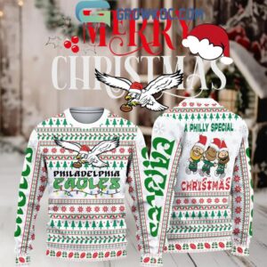 Philadelphia Eagles 2024 Christmas Chill Guy Ugly Sweater