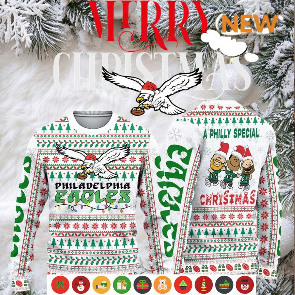 Philadelphia Eagles A Philly 2024 Christmas Knitted Sweater