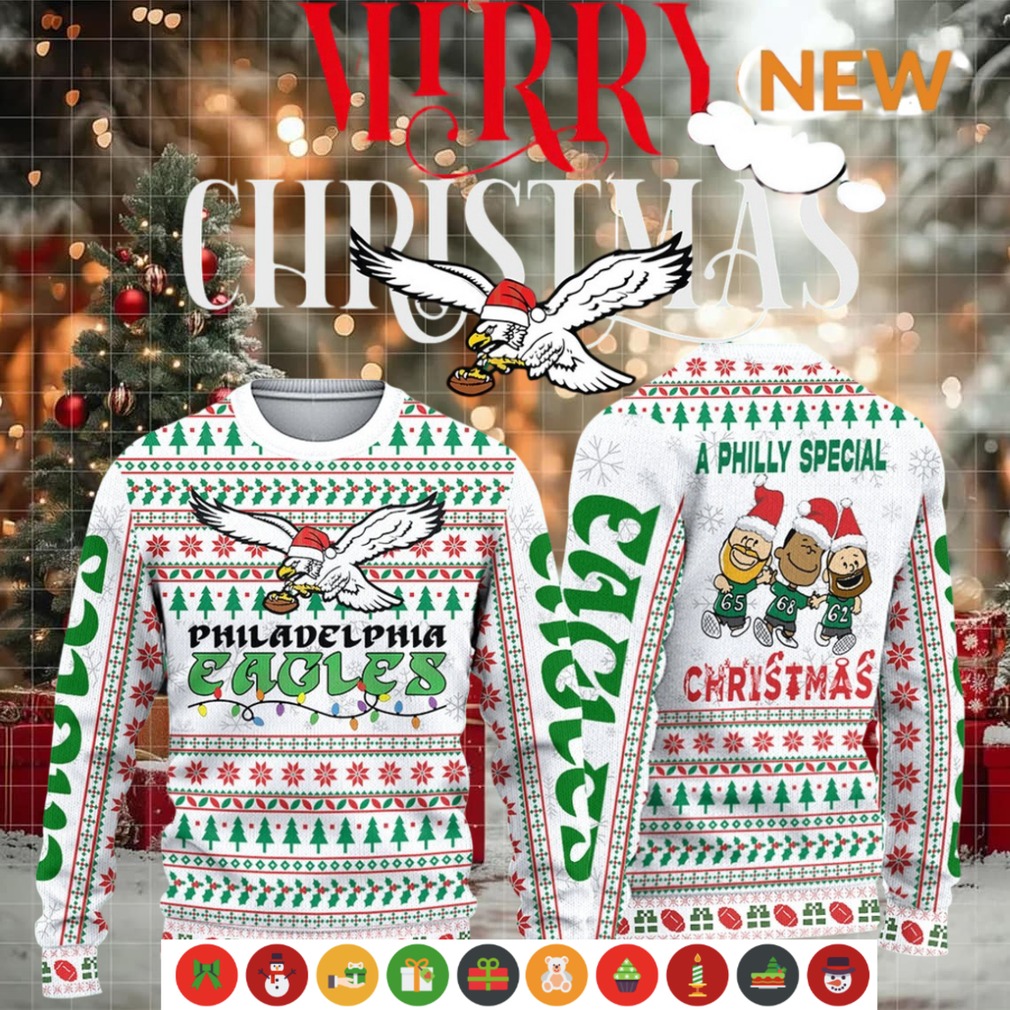 Philadelphia Eagles A Philly 2024 Christmas Knitted Sweater