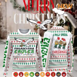 Philadelphia Eagles A Philly 2024 Christmas Knitted Sweater