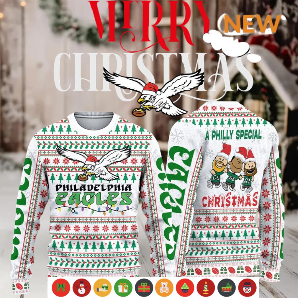 Philadelphia Eagles A Philly 2025 Christmas Knitted Sweater Philadelphia Eagles A Philly 2025 Christmas Knitted Sweater