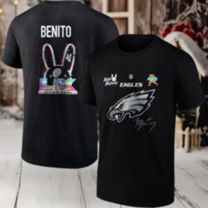 Philadelphia Eagles Bad Bunny 2026 Super Bowl LX Benito signature mascot shirt