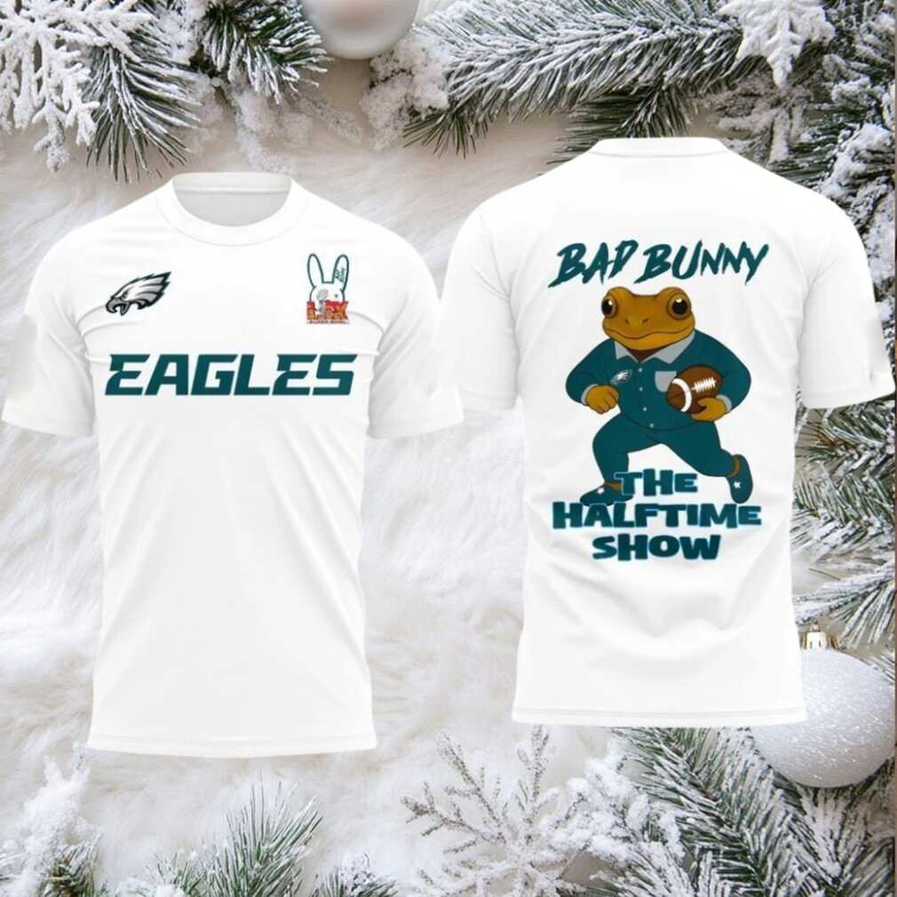 Philadelphia Eagles BadBunny Bad Bunny The Halftime Show 2025 Logo Two Sided Hoodie Shirt