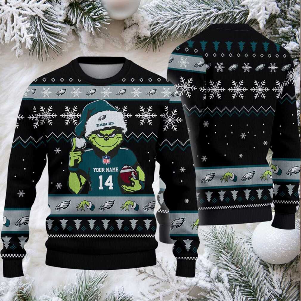 Philadelphia Eagles Custom Christmas Ugly Sweater Philadelphia Eagles Custom Christmas Ugly Sweater