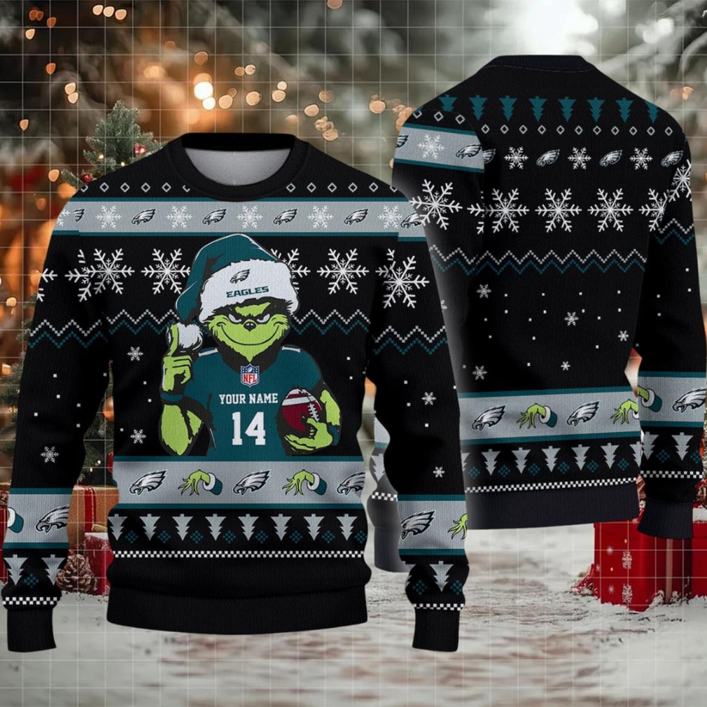 Philadelphia Eagles Custom Christmas Ugly Sweater Philadelphia Eagles Custom Christmas Ugly Sweater