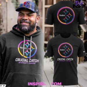 Pittsburgh Steelers Crucial Catch Intercept Cancer 2025 NHL T shirt