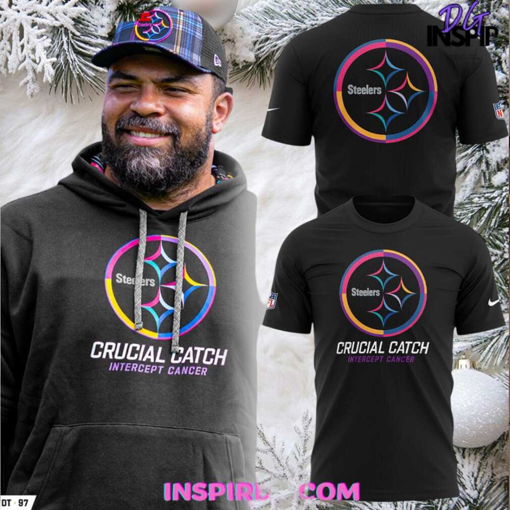 Pittsburgh Steelers Crucial Catch Intercept Cancer 2025 NHL T shirt Pittsburgh Steelers Crucial Catch Intercept Cancer 2025 NHL T shirt