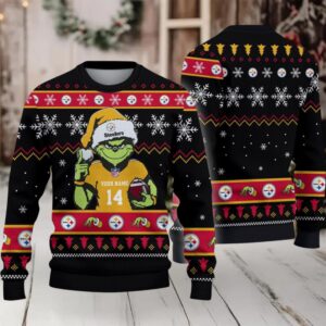 Pittsburgh Steelers Custom Christmas Ugly Sweater