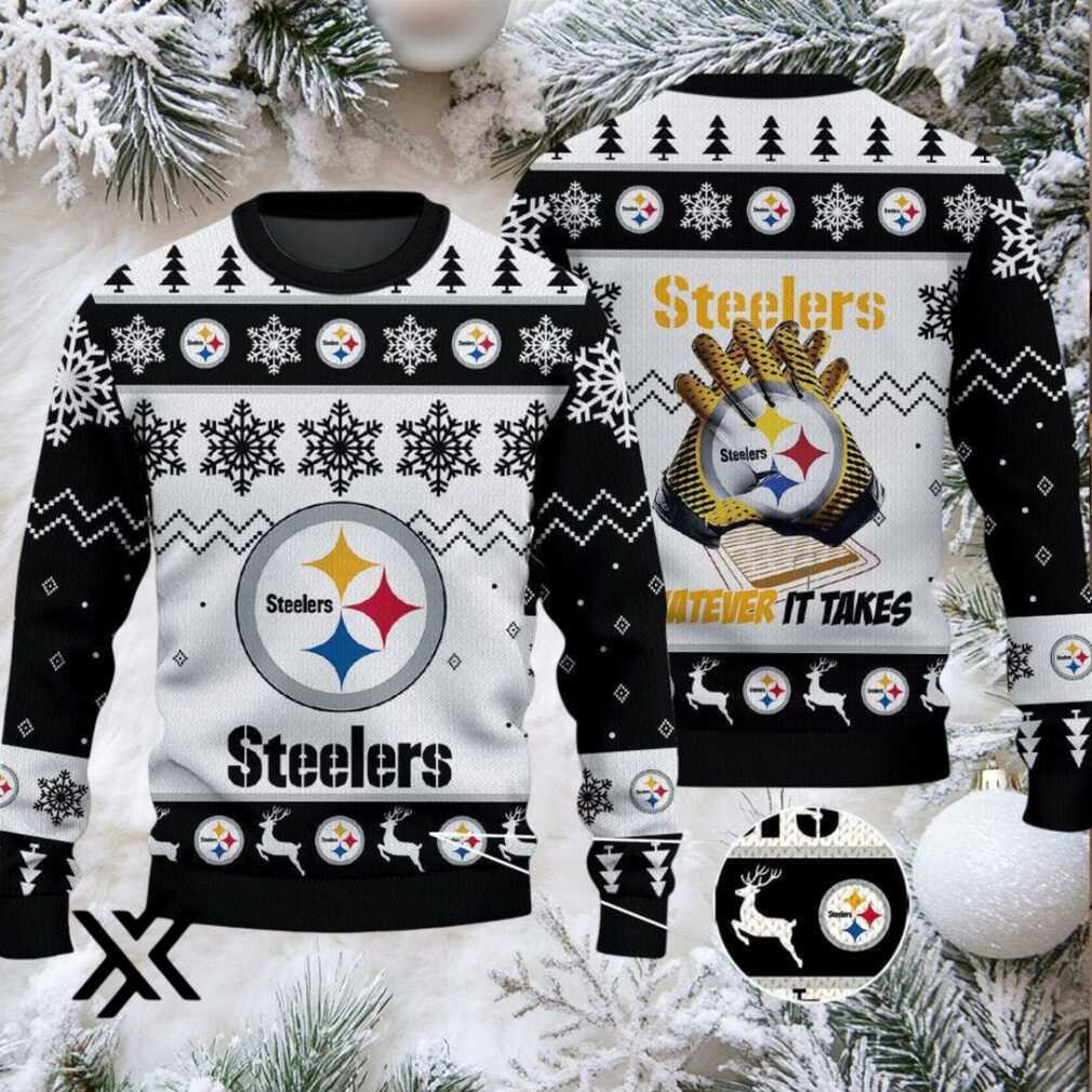 Pittsburgh Steelers Ugly Christmas Sweater 2025 X7LG2R80M