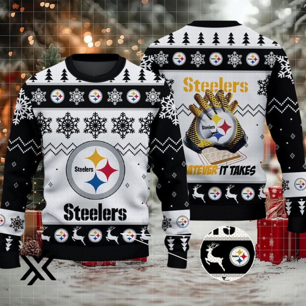 Pittsburgh Steelers Ugly Christmas Sweater 2025 X7LG2R80M