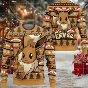 Pokemon Anime Eevee 1 Ugly Sweater