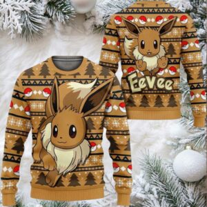 Pokemon Anime Eevee 1 Ugly Sweater