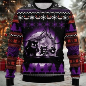 Pokemon Anime Ghost 26 Ugly Sweater
