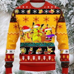 Pokemon Anime Pikachu 63 Ugly Sweater