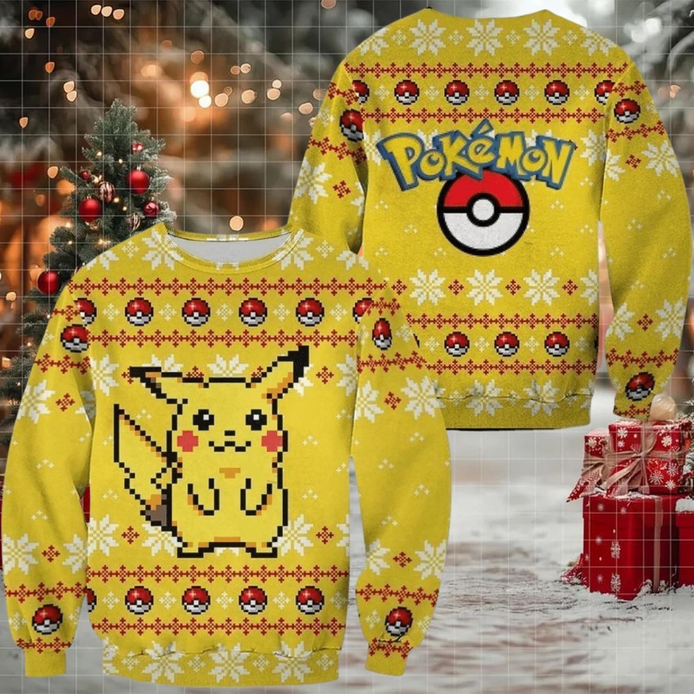 Pokemon Anime Pikachu 65 Ugly Sweater, Pokemon Anime Gift Fan Ugly Sweater Pokemon Anime Pikachu 65 Ugly Sweater, Pokemon Anime Gift Fan Ugly Sweater
