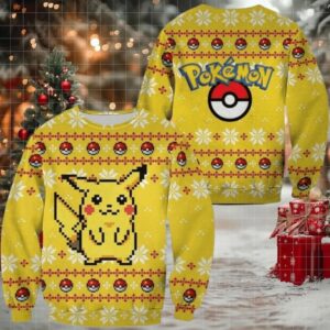 Pokemon Anime Pikachu 65 Ugly Sweater