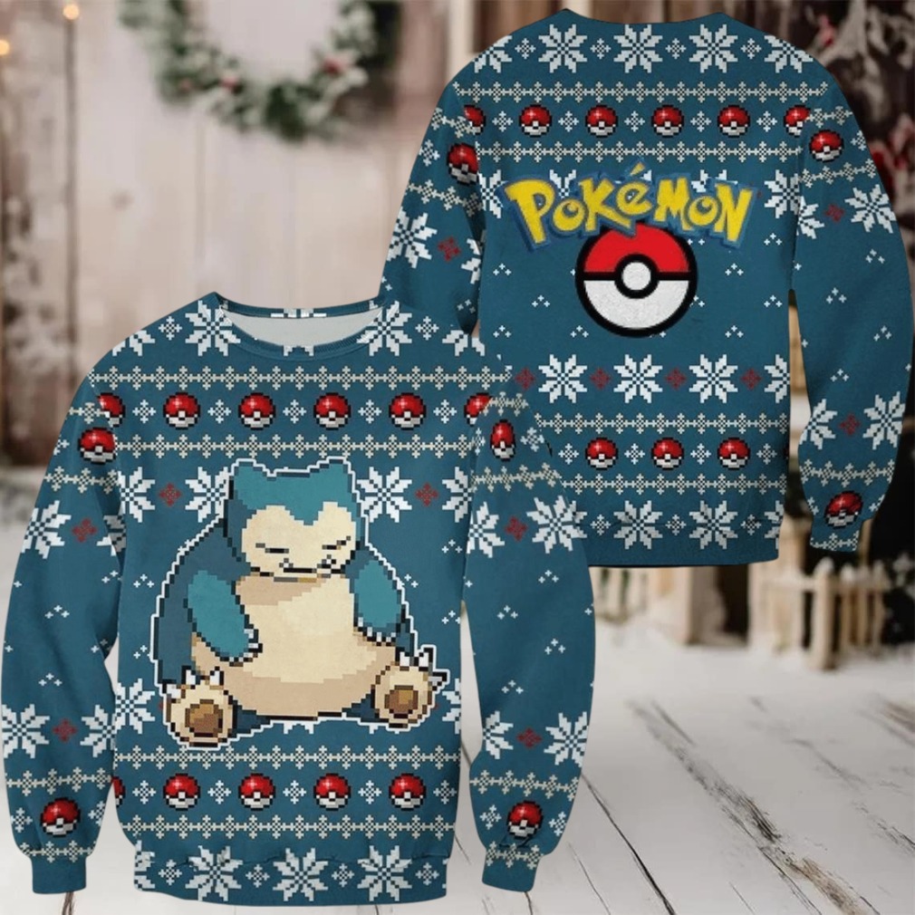 Pokemon Anime Snorlax 50 Ugly Sweater