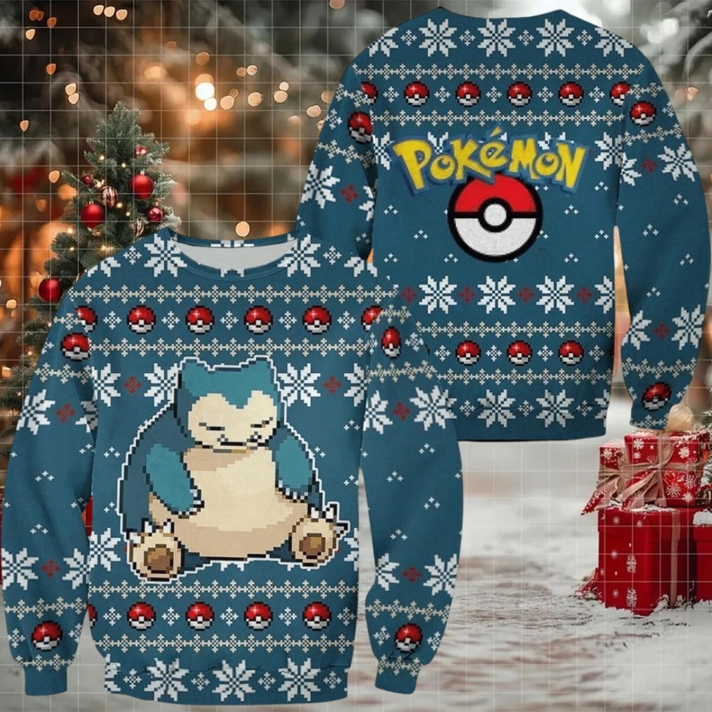 Pokemon Anime Snorlax 50 Ugly Sweater