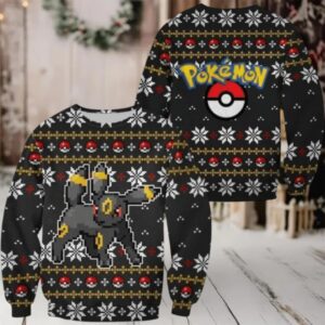 Pokemon Anime Umbreon 43 Ugly Sweater, Pokemon Anime Gift Fan Ugly Sweater 163