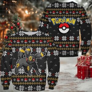 Pokemon Anime Umbreon 43 Ugly Sweater, Pokemon Anime Gift Fan Ugly Sweater 163