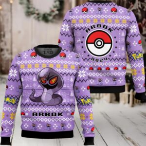 Pokemon Gen 1 Arbok Ugly Christmas Sweater