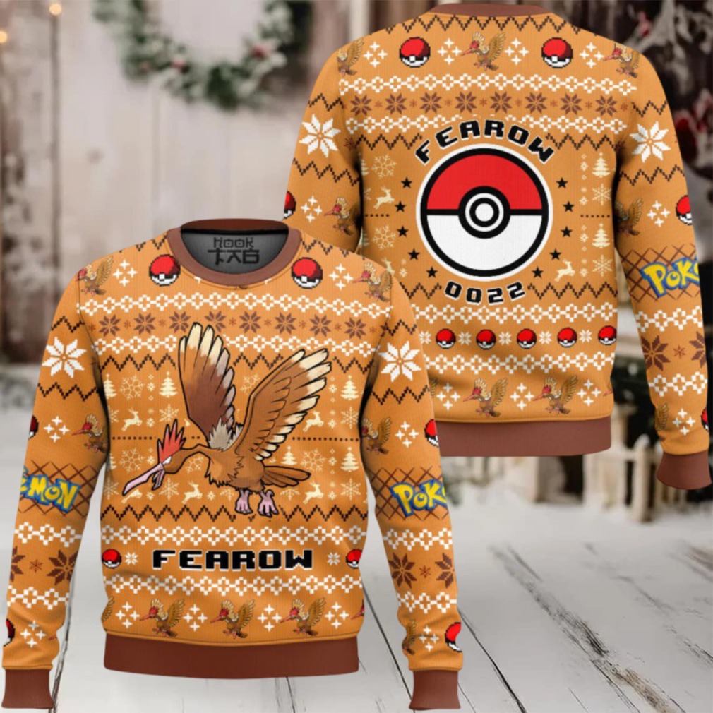 Pokemon Gen 1 Fearow Ugly Christmas Sweater Pokemon Gen 1 Fearow Ugly Christmas Sweater