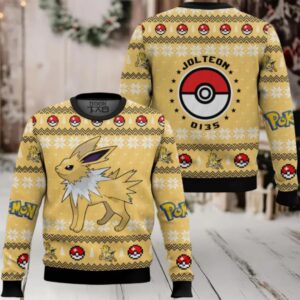 Pokemon Gen 1 Jolteon Ugly Christmas Sweater