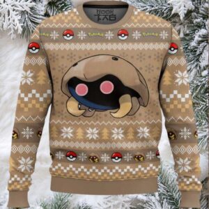Pokemon Gen 1 Kabuto Ugly Christmas Sweater