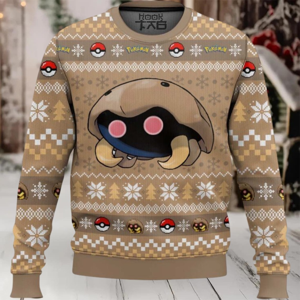 Pokemon Gen 1 Kabuto Ugly Christmas Sweater Pokemon Gen 1 Kabuto Ugly Christmas Sweater