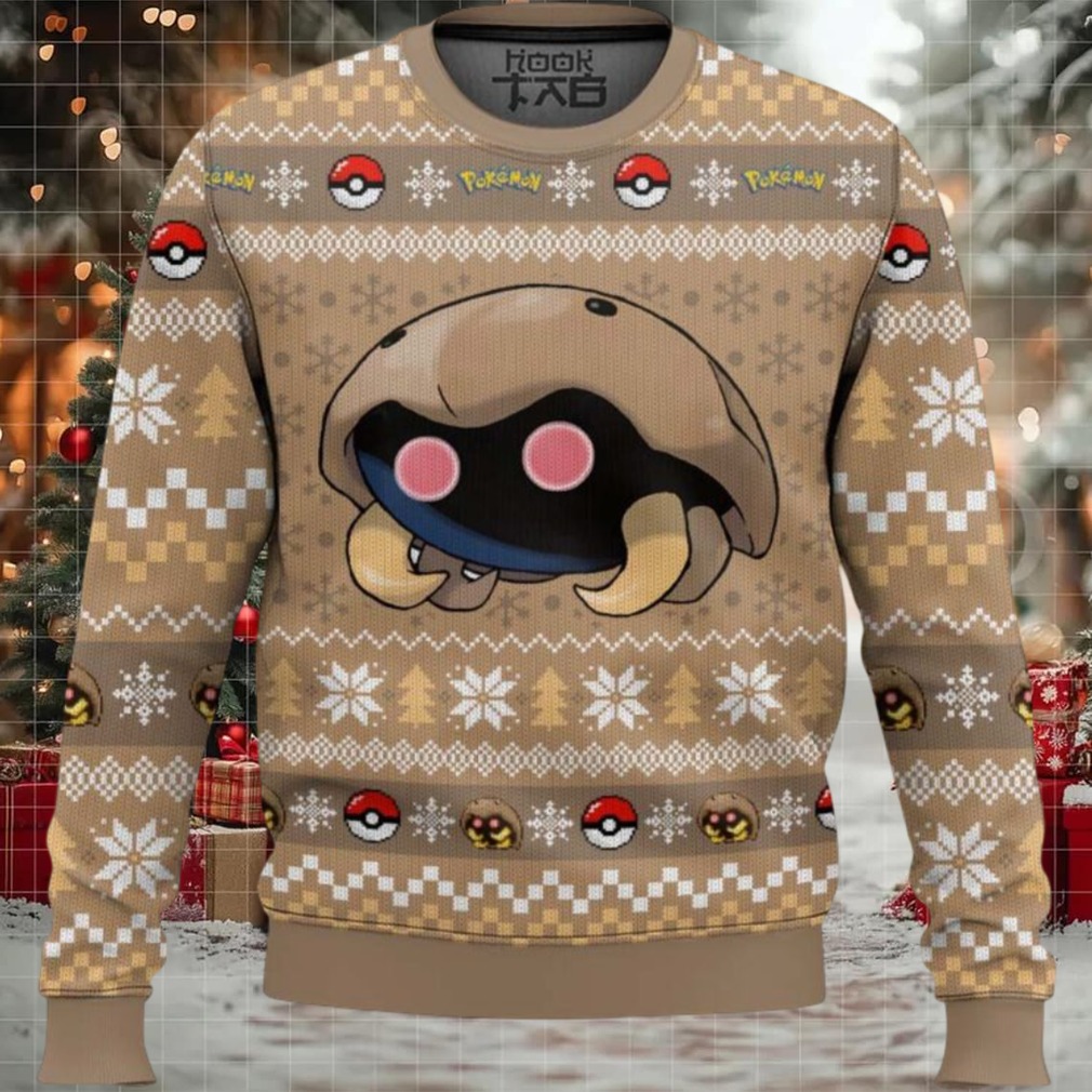 Pokemon Gen 1 Kabuto Ugly Christmas Sweater Pokemon Gen 1 Kabuto Ugly Christmas Sweater