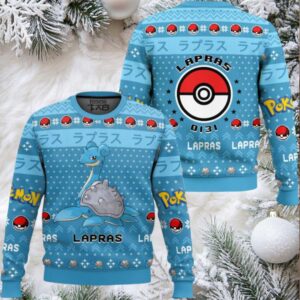 Pokemon Gen 1 Lapras Ugly Christmas Sweater