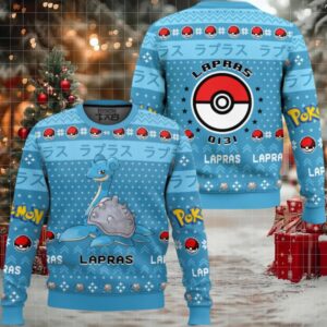 Pokemon Gen 1 Lapras Ugly Christmas Sweater