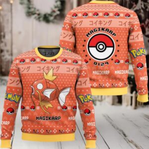 Pokemon Gen 1 Magikarp Ugly Christmas Sweater