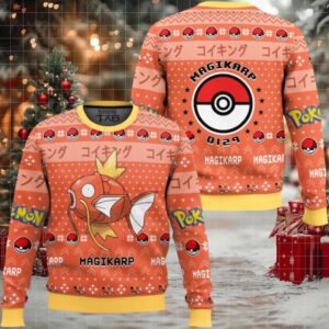Pokemon Gen 1 Magikarp Ugly Christmas Sweater