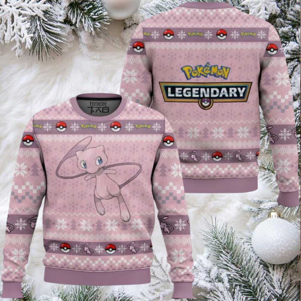 Pokemon Gen 1 Mew Ugly Christmas Sweater