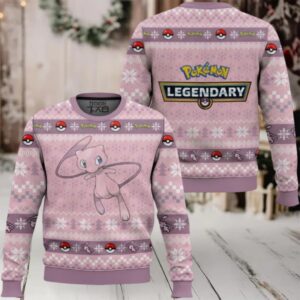 Pokemon Gen 1 Mew Ugly Christmas Sweater