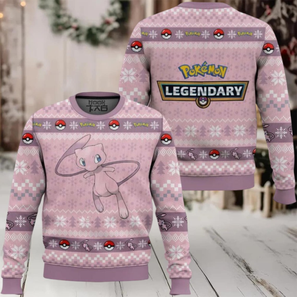 Pokemon Gen 1 Mew Ugly Christmas Sweater