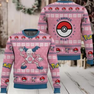 Pokemon Gen 1 Mr. Mime Ugly Christmas Sweater